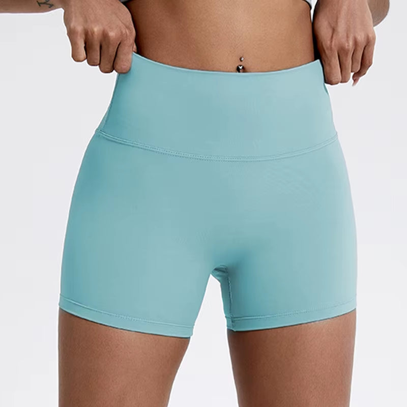 Running Sports Shorts Women Buttock Lift Gym Leggings Women Cycling Slim Fit Workout Shorts High Waist Yoga Shorts