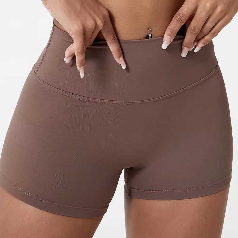 Running Sports Shorts Women Buttock Lift Gym Leggings Women Cycling Slim Fit Workout Shorts High Waist Yoga Shorts