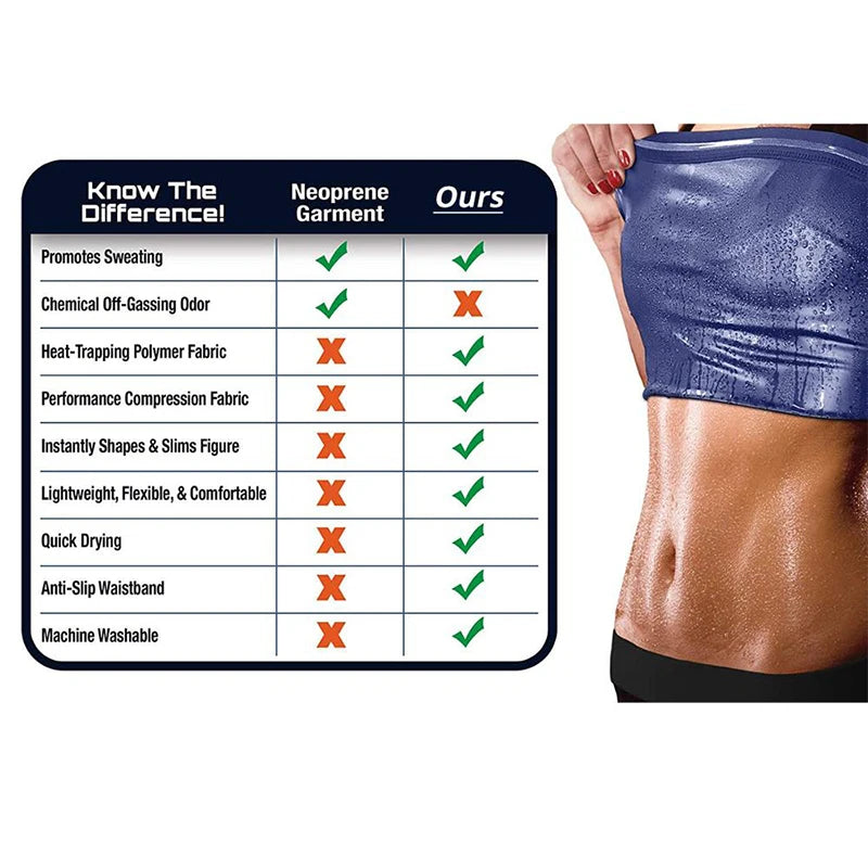 Vest Shapewear Waist Shaper Corset for Women Sauna Sweat Shaper Vest for Men Women Slimming Vest Body Shaper Fat Burning
