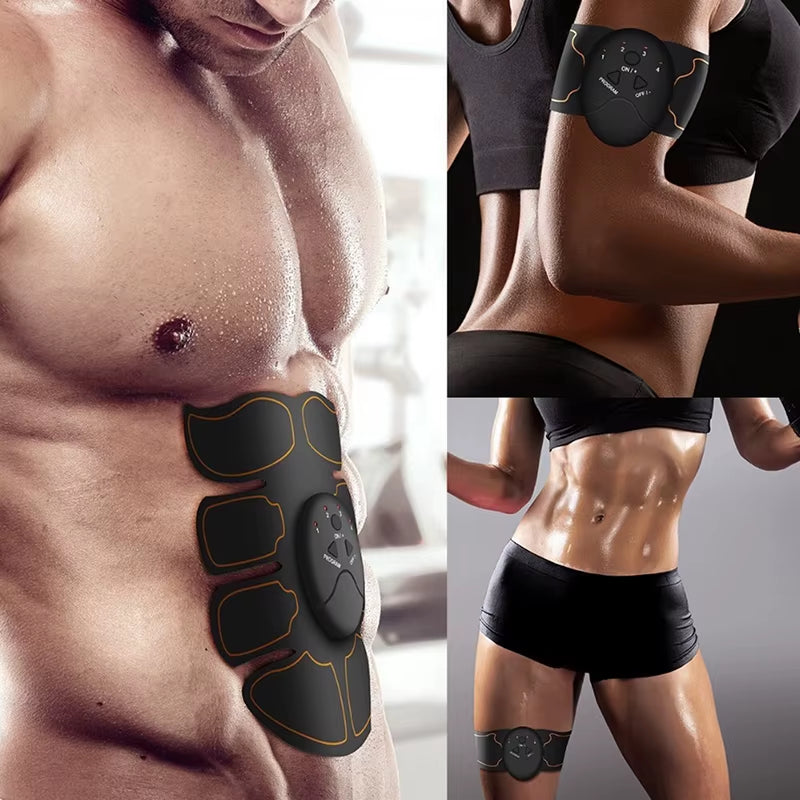 Electric Muscle Stimulator EMS Wireless Buttocks Hip Trainer Abdominal ABS Stimulator Fitness Body Slimming Massager
