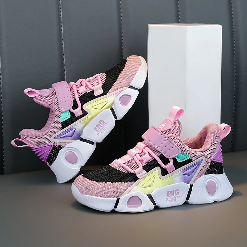 Chaussures de sport respirantes en maille pour filles Campus Fashion Loisirs Sports
