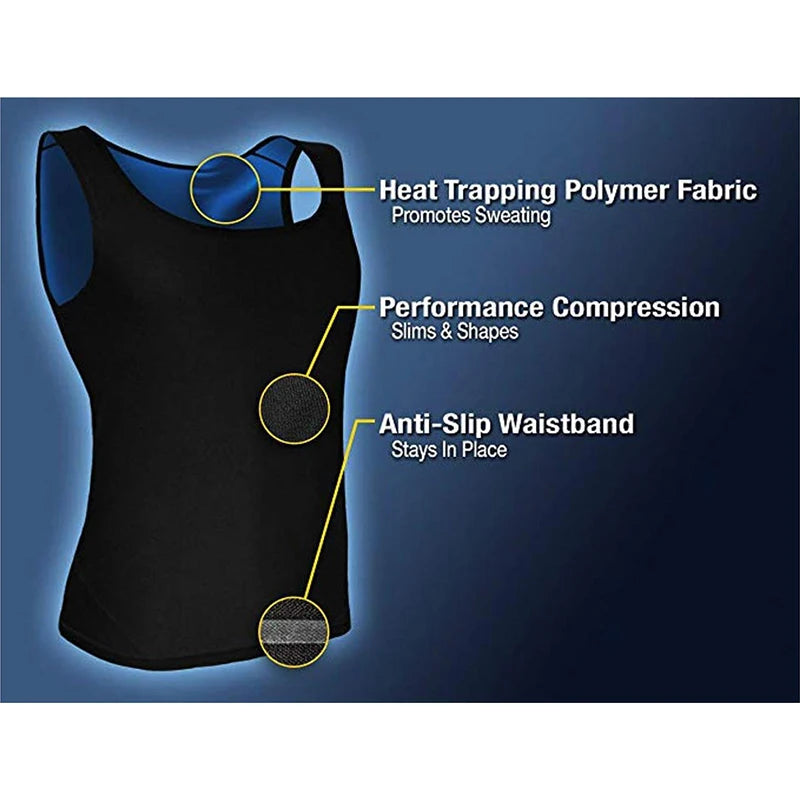 Vest Shapewear Waist Shaper Corset for Women Sauna Sweat Shaper Vest for Men Women Slimming Vest Body Shaper Fat Burning