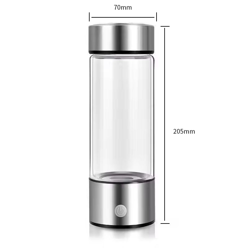 420Ml Hydrogen-Rich Water Cup Electric Hydrogen Rich Water Generator Bottle Titanium Quality Filter Portable Antioxidant Lonizer