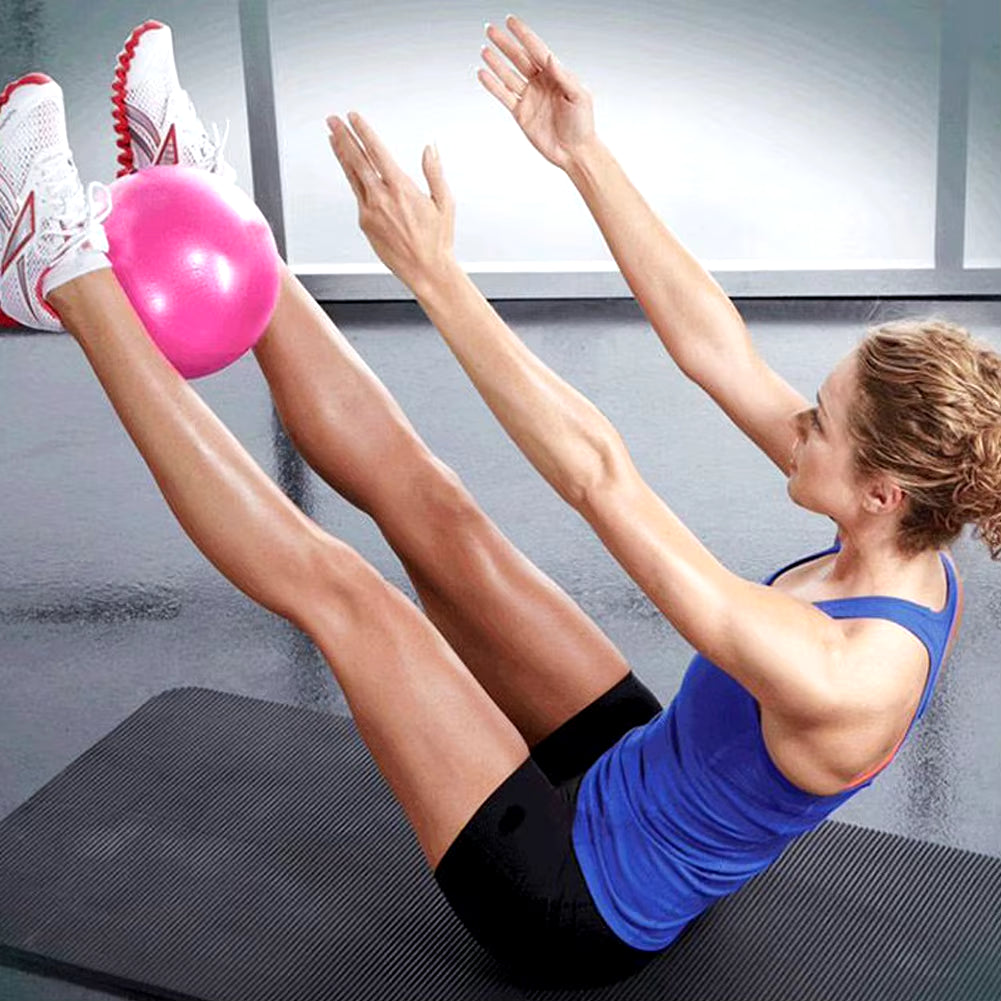 25 CM Anti-Pressure Explosion-Proof Diameter Yoga Exercise Gymnastics Pilates Yoga Balance Ball Gym Home Training Yoga Ball